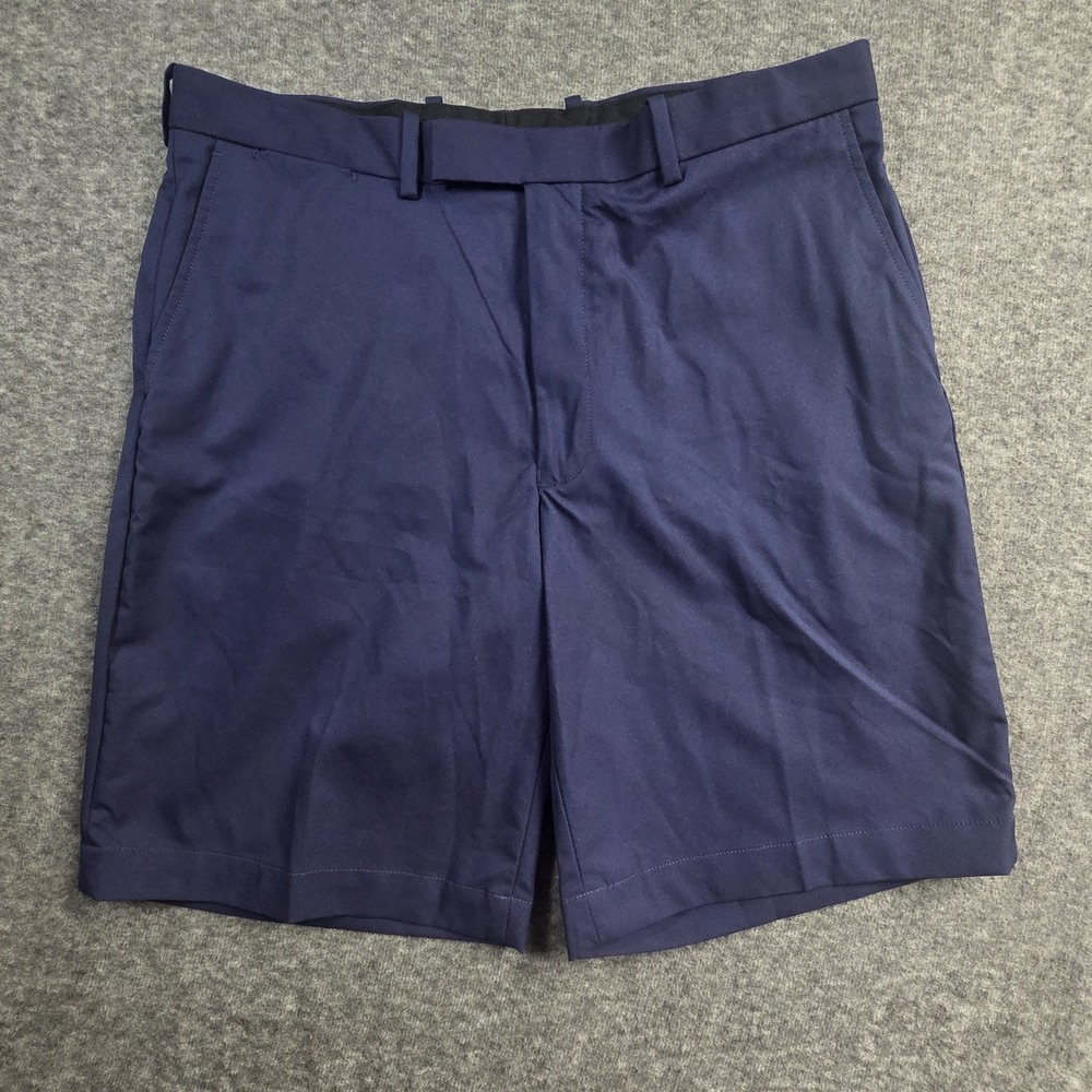 RLX Ralph Lauren Shorts Mens 36 Blue Golf Performance Stretch Chino Pockets Logo